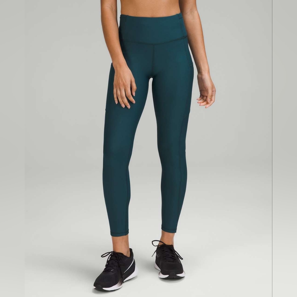 Lululemon NWT Emerald 28" Fast & Free Fleece Lined Legging 14